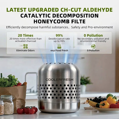 CoolerFresh  – Fridge Odor & Bacteria Purifier